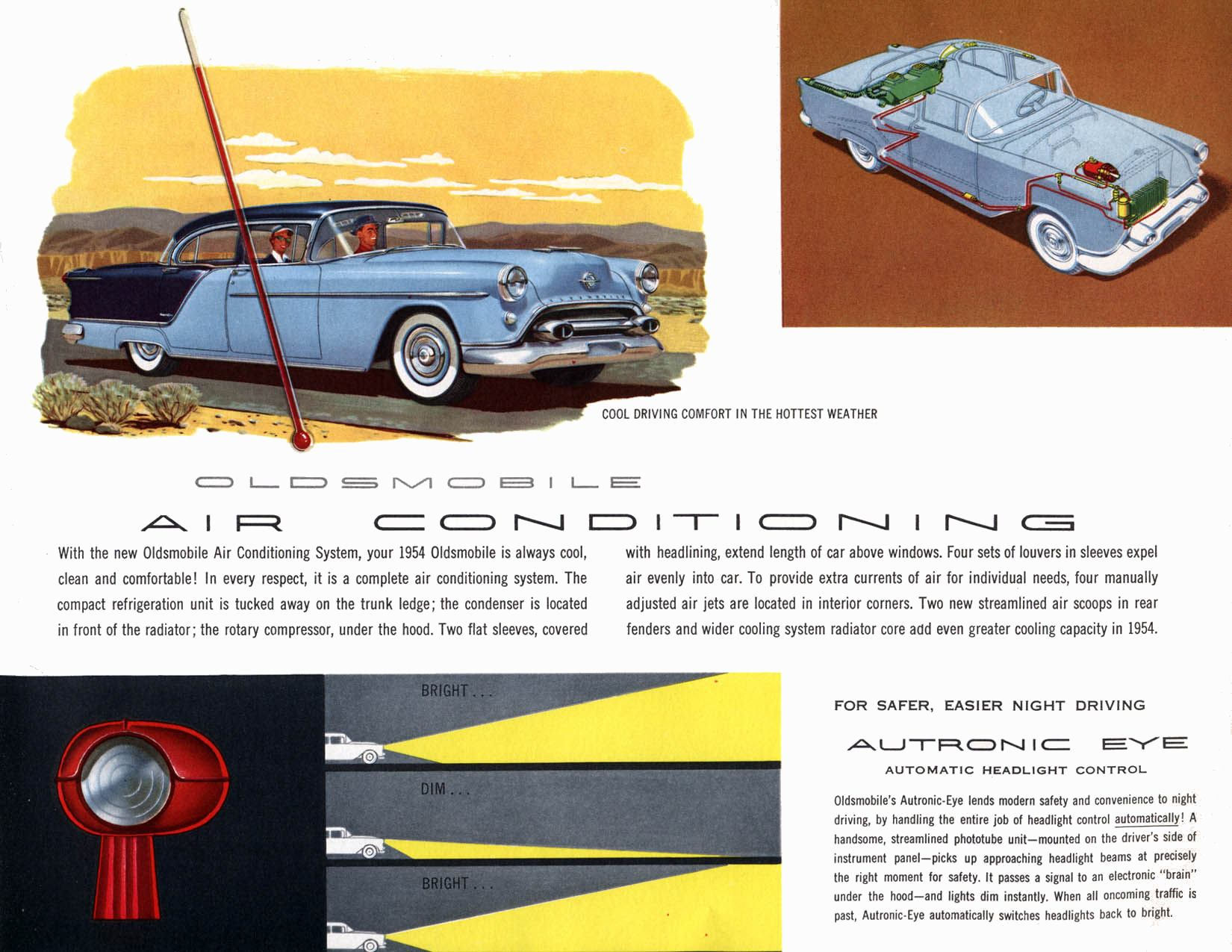 1954 Oldsmobile Motor Cars Brochure Page 19